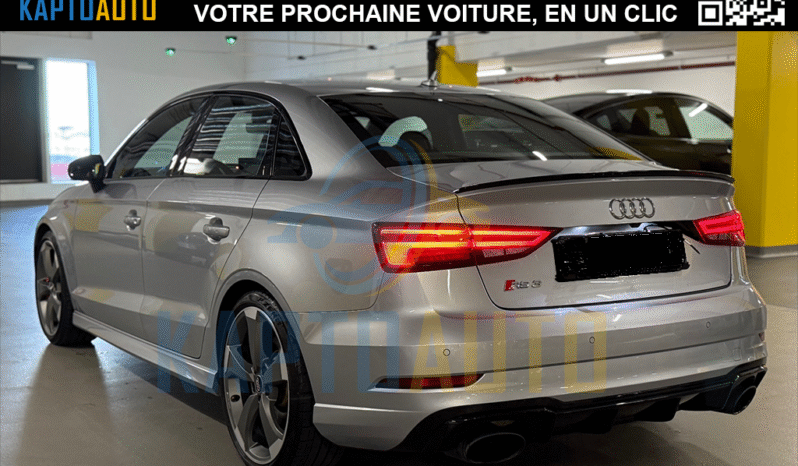 Audi RS3 Limousine – 2.5 TFSI 400 ch Quattro S tronic complet